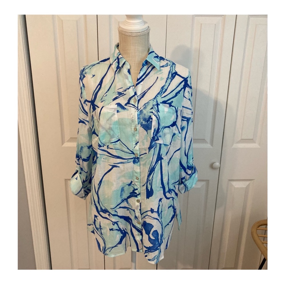 NWT Chico’s Button Down Blouse, Size 1